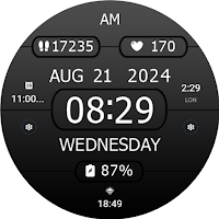 Key WF28 Digital Watch Face