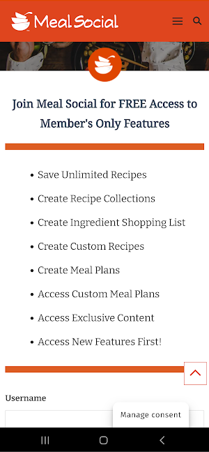 Meal Social Screenshot 1