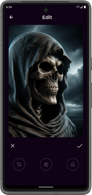 Skull wallpapers Background 3D Screenshot 2