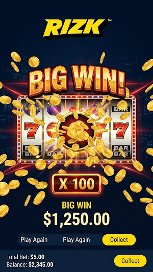Rizk Casino Screenshot 1