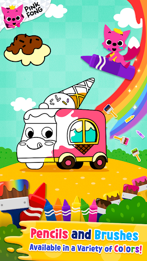 Cars Coloring Book PINKFONG Screenshot 1