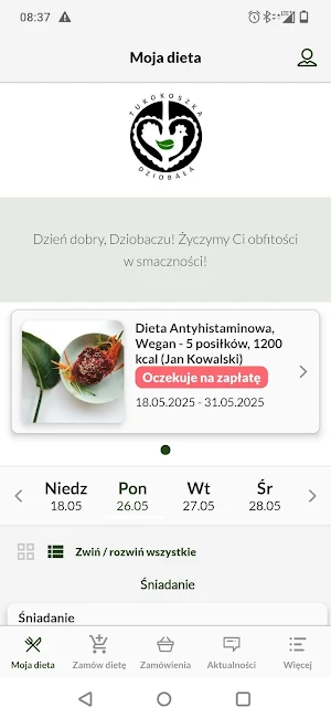 Tu Kokoszka Dziobała Catering Screenshot 0