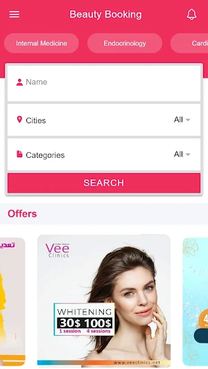 Beauty Booking Screenshot 0