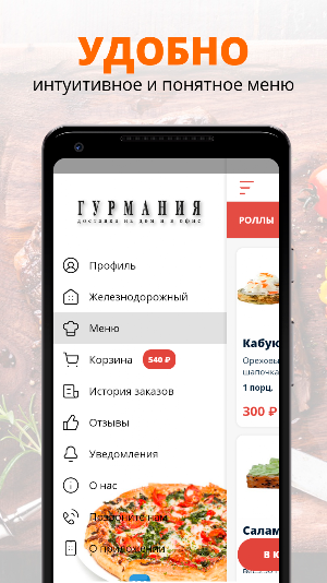 Гурмания | Железнодорожный Screenshot 1