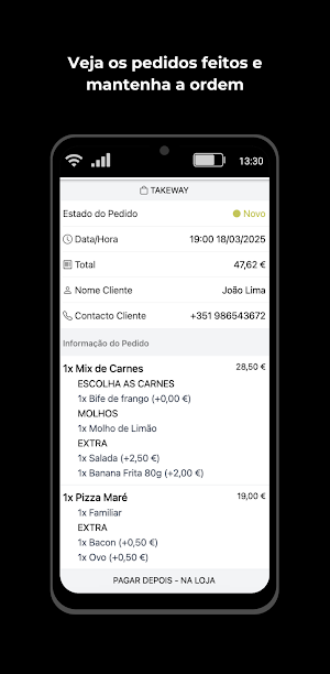 Gestão de Pedidos Screenshot 2