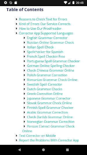 Corrector App: Grammar Checker Screenshot 2