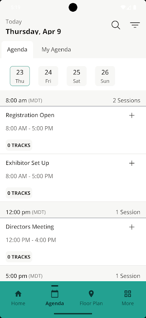 Graybar Events Screenshot 2