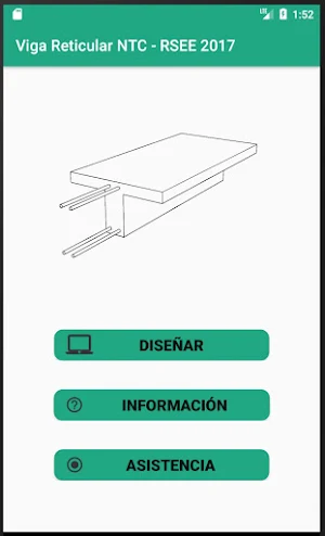 Diseño de vigas reticulares NTC - RSEE 2017 Screenshot 0