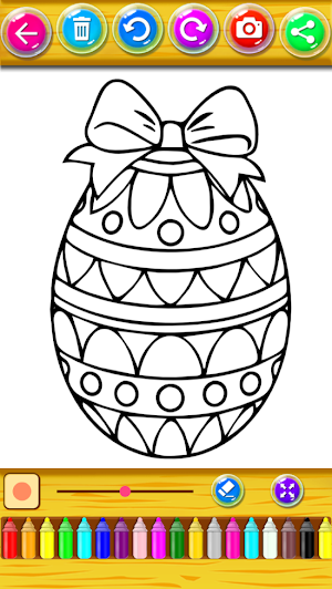 Easter egg coloring pages Screenshot 2