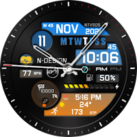 NTV505 - Hybrid watch face