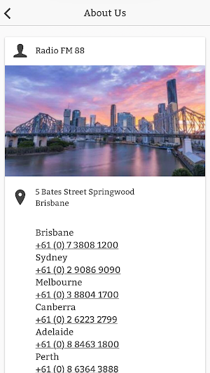 Radio FM88 App Screenshot 0