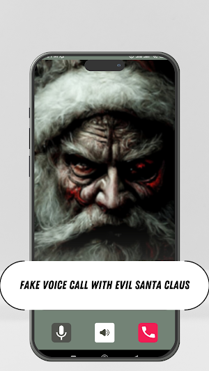evil santa claus video call Screenshot 1
