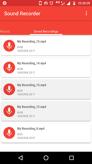 Voice Recorder Sound Recorder Screenshot 1