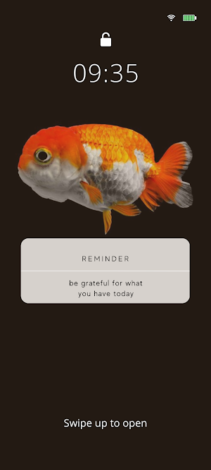 Aesthetic Goldfish Wallpaper Screenshot 2