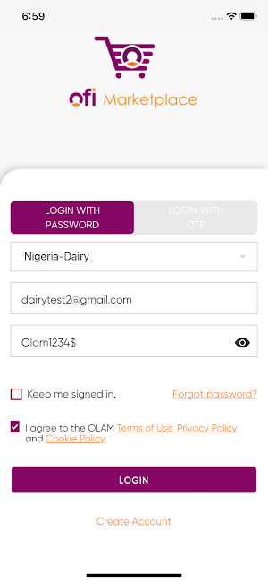 ofi Marketplace Screenshot 1