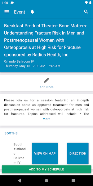 AACE Meetings Screenshot 3