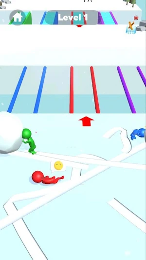 Snow Race 3D: Fun Ball Racing Screenshot 3