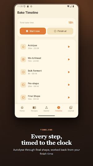 Sourdough Calculator & Journal Screenshot 2