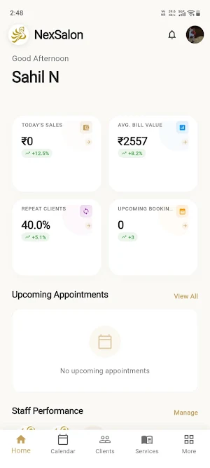 NexSalon - Management Screenshot 0