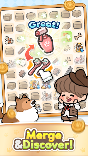 Oh Happy Dog : Merge Story Screenshot 0