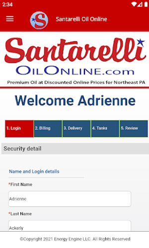 Santarelli Oil Online Screenshot 3
