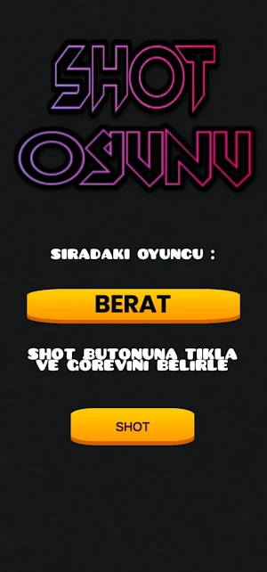 İçki Oyunu - Shot Oyunu Screenshot 2