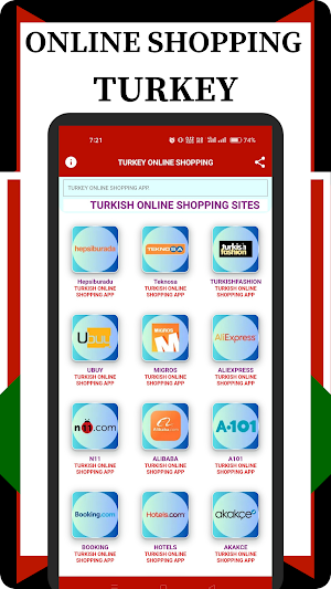 Turkey online shopping Screenshot 1