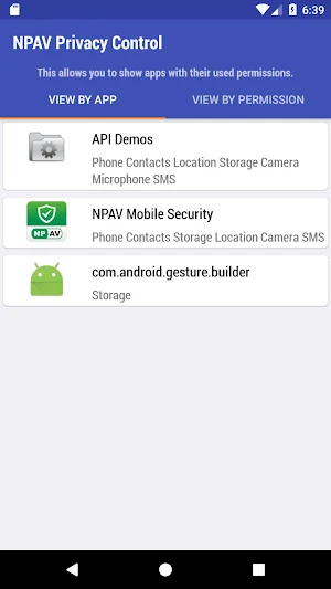 NPAV Total Mobile Security Screenshot 2