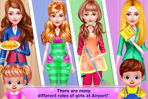 Airplane Hostess at Airport - Flight Attendants Screenshot 2