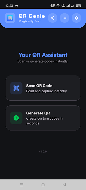 QR Genie: Code Scanner & Maker Screenshot 3