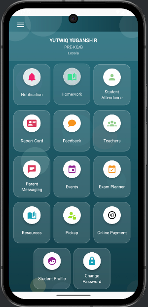 LOYOLA PARENT APP Screenshot 1
