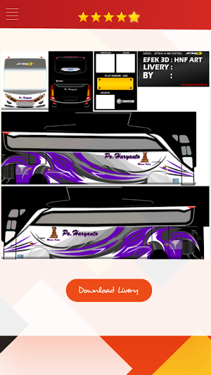 Bus Simulator Livery HD Screenshot 1