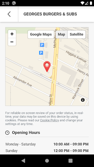 Georges Burgers & Subs Screenshot 3