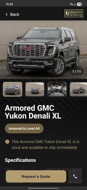 Alpine Armoring Screenshot 3