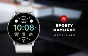 Sporty Daylight Watch Face Screenshot 0