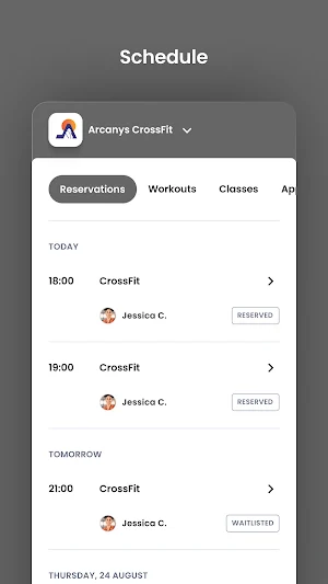 Arcanys CrossFit Screenshot 2