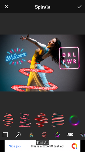 Neon Photo Editor Screenshot 2