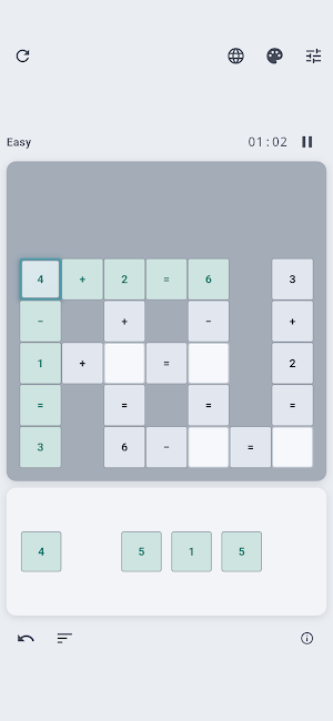 Cross Math Logic Number Puzzle Screenshot 0