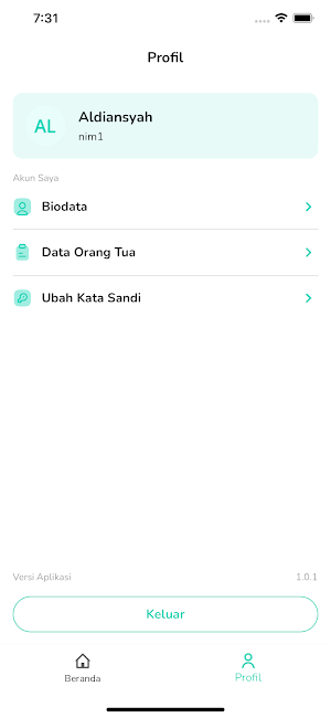 E-Logbook Prodi S1 FKUH Screenshot 2