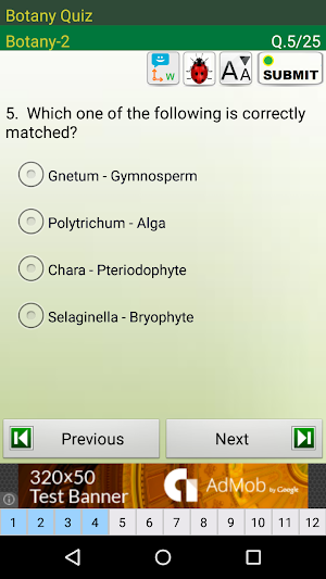 Botany Quiz! Screenshot 2
