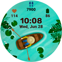 River Ride Watch Face Animated