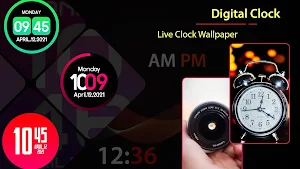 Digital Clock Live Wallpaper Screenshot 2