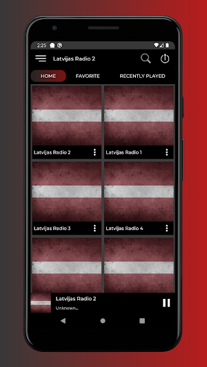 Latvijas Radio 2 App Screenshot 0