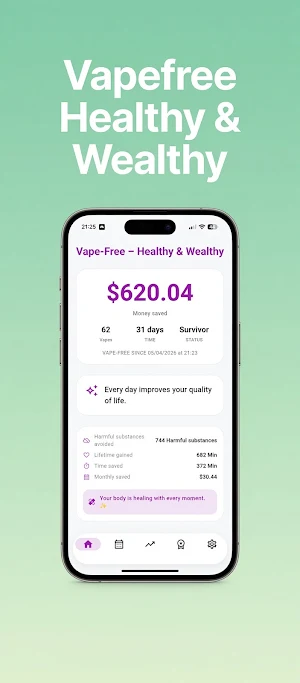 Smokefree Healthy & Wealthy Screenshot 1