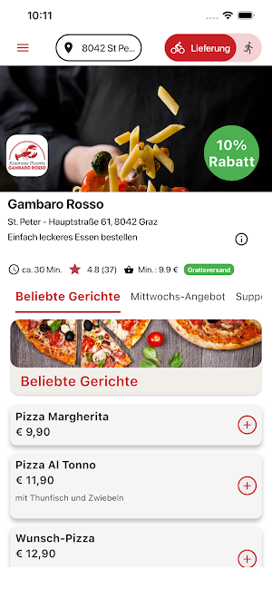 Gambaro Rosso Screenshot 0
