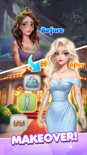 Love Saga : Merge & Makeover Screenshot 2