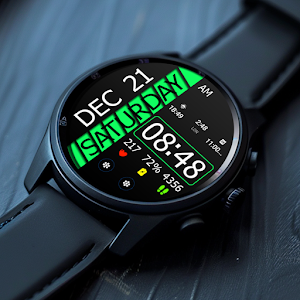 Key WF54 Digital Watch Face Screenshot 2