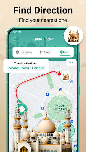 Qibla Direction: Prayer times Screenshot 3