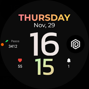 Watchface 4 Widgets Wear OS Screenshot 0