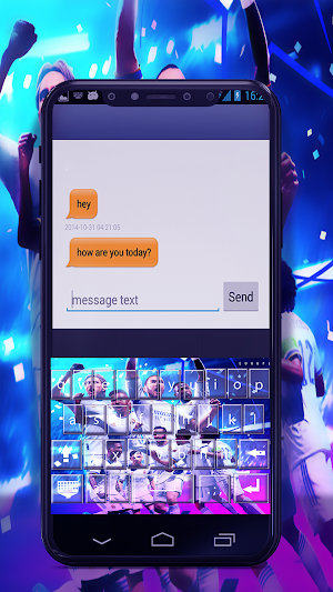 Madrid Keyboard themes Screenshot 0